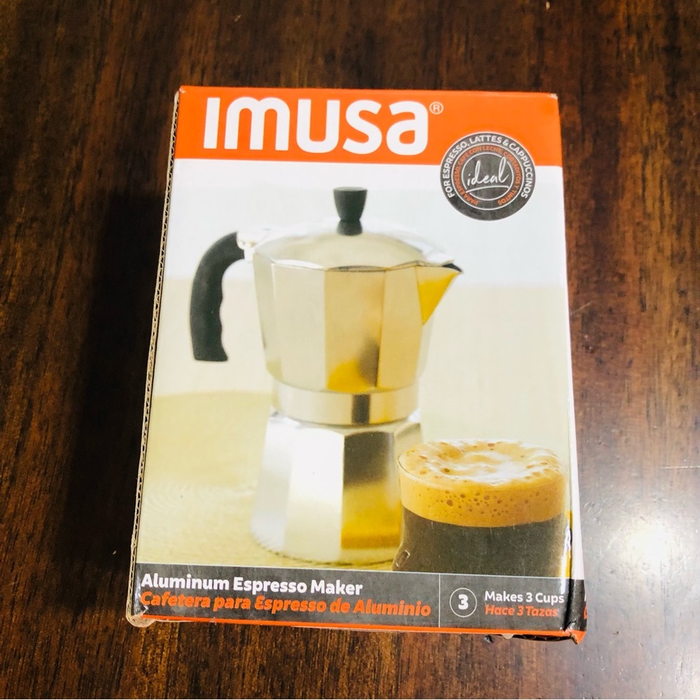 Imusa aluminum Expresso maker 3 cups